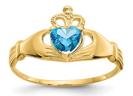 14k Yellow Gold Rings Style D1803 - Classique Jewelry Inc.