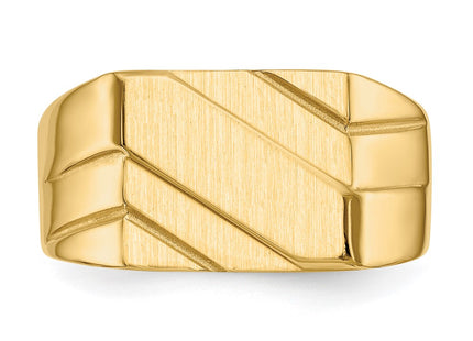 14k Yellow Gold Rings Style D1836 - Classique Jewelry Inc.