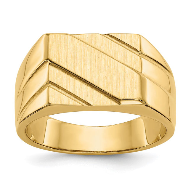 14k Yellow Gold Rings Style D1836 - Classique Jewelry Inc.