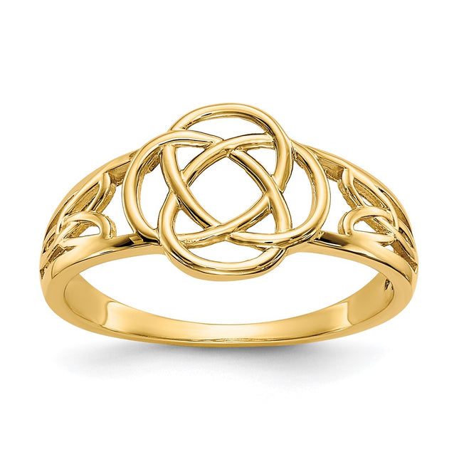 14k Yellow Gold Rings Style D1870 - Classique Jewelry Inc.