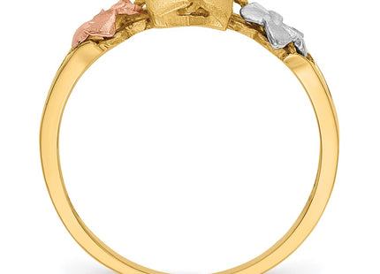 14k Tri-Color Rings Style D1889 - Classique Jewelry Inc.