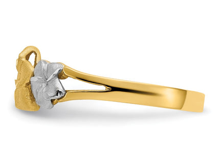 14k Tri-Color Rings Style D1889 - Classique Jewelry Inc.