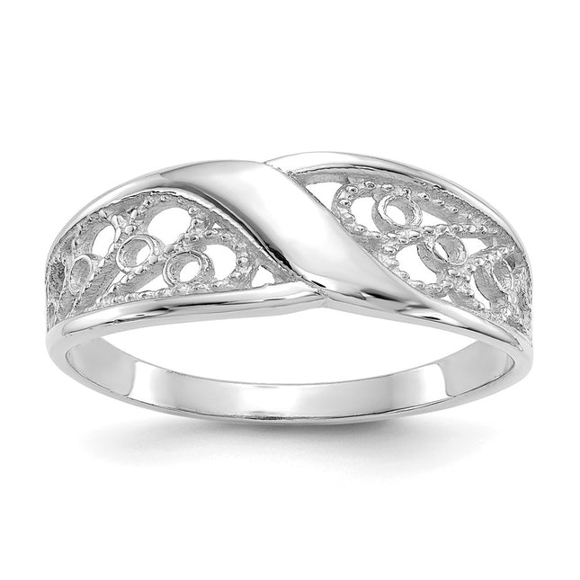 14k White Gold Rings Style D1891 - Classique Jewelry Inc.