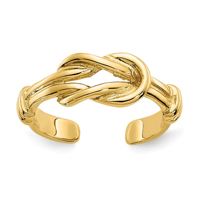 14K gold knot ring