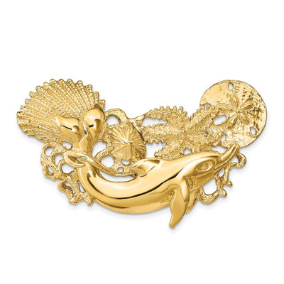 14K gold pendants & charm