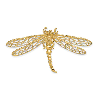 14K gold dragonfly pendants & charm