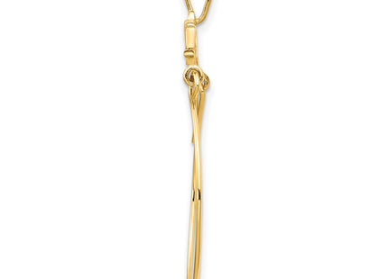 14k Yellow Gold Pendants Style D2901 - Classique Jewelry Inc.