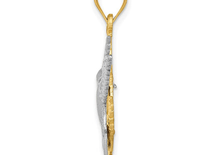 14k Two-tone Jewelry Style D293A - Classique Jewelry Inc.