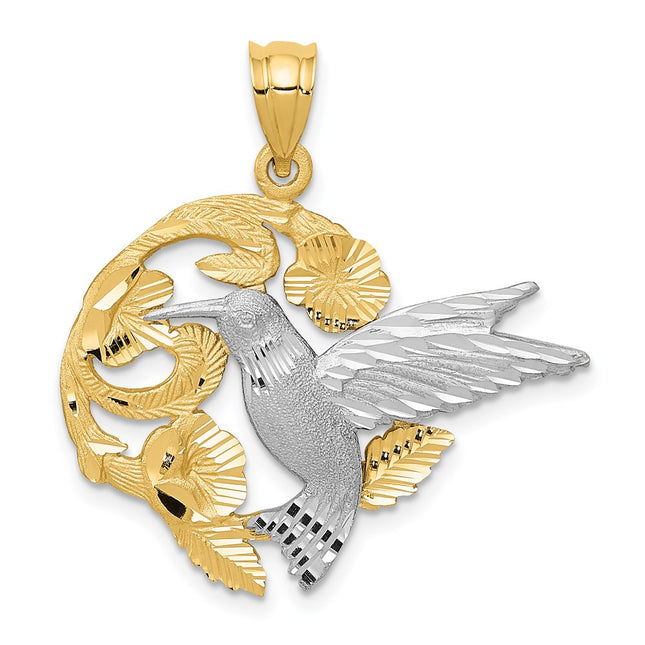 14k Two-tone Jewelry Style D293A - Classique Jewelry Inc.