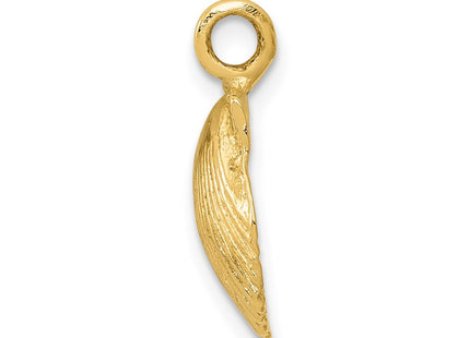 14K gold pendant, alternate view