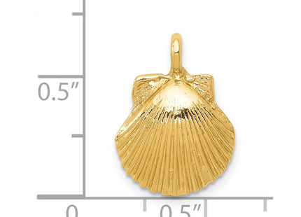 14K gold pendant, another view