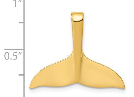 14k Whale Tail Chain Slide (Style D3)