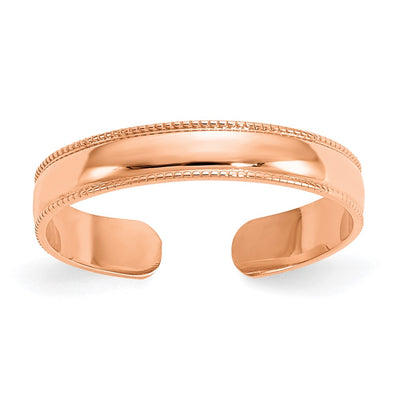 14K rose gold ring