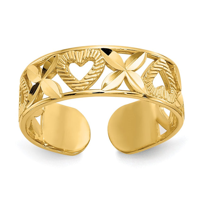 14k Yellow Gold Rings Style D3076 - Classique Jewelry Inc.