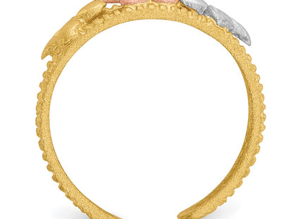 14k Two-tone Rings Style D3092 - Classique Jewelry Inc.