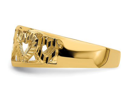 14k Yellow Gold Rings Style D3095 - Classique Jewelry Inc.