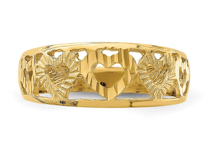 14k Yellow Gold Rings Style D3095 - Classique Jewelry Inc.