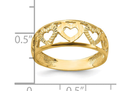 14k Yellow Gold Rings Style D3095 - Classique Jewelry Inc.