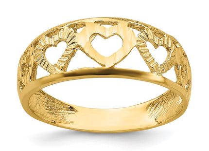 14k Yellow Gold Rings Style D3095 - Classique Jewelry Inc.