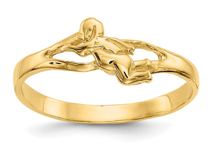 14k Yellow Gold Rings Style D3119 - Classique Jewelry Inc.