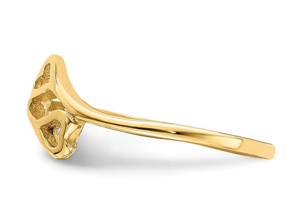 14k Yellow Gold Rings Style D3122 - Classique Jewelry Inc.