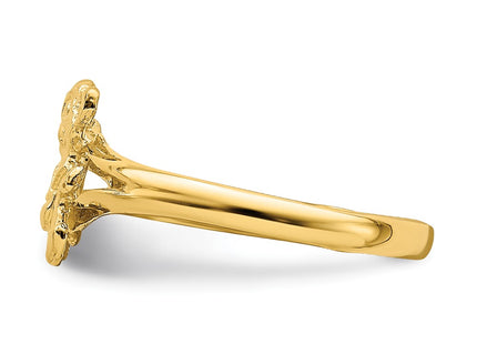 14k Yellow Gold Rings Style D3124 - Classique Jewelry Inc.