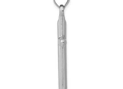 14k White Gold Hollow Cross Pendant (Style D3164)