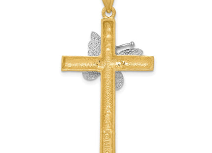 14k Two-tone Pendants Style D318A - Classique Jewelry Inc.