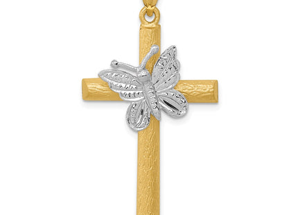 14k Two-tone Pendants Style D318A - Classique Jewelry Inc.