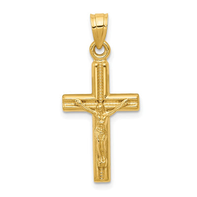 14K gold crucifix pendant