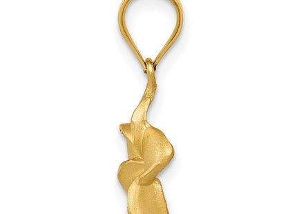 14K gold pendant, alternate view