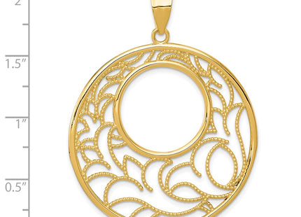 14k Yellow Gold Pendants Style D3355 - Classique Jewelry Inc.