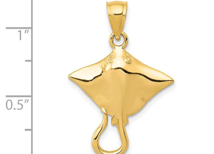 14K Stingray Pendant (Style D3411)