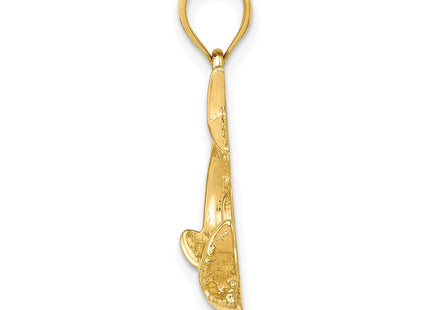 14K Shark Pendant (Style D3412)