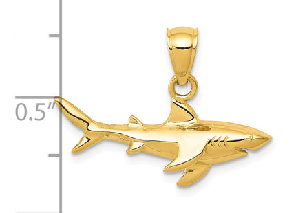 14K gold pendant, another view