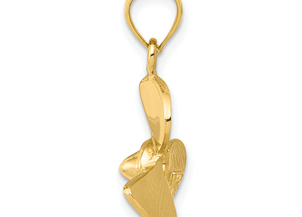 14k Propeller Pendant