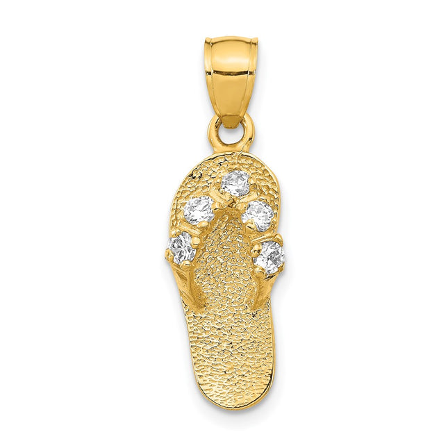 14k Yellow Gold Pendants Style D3424 - Classique Jewelry Inc.