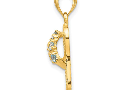 14k Yellow Gold Pendants Style D3432 - Classique Jewelry Inc.