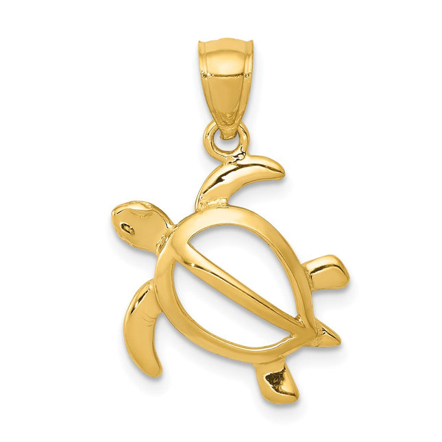 14K gold pendant