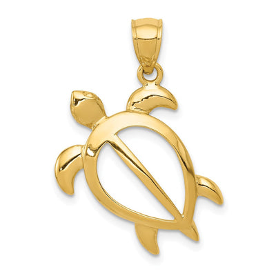 14K gold pendant