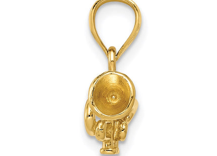 14k Yellow Gold Pendants Style D3438 - Classique Jewelry Inc.