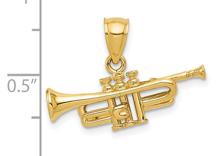14k Yellow Gold Pendants Style D3438 - Classique Jewelry Inc.