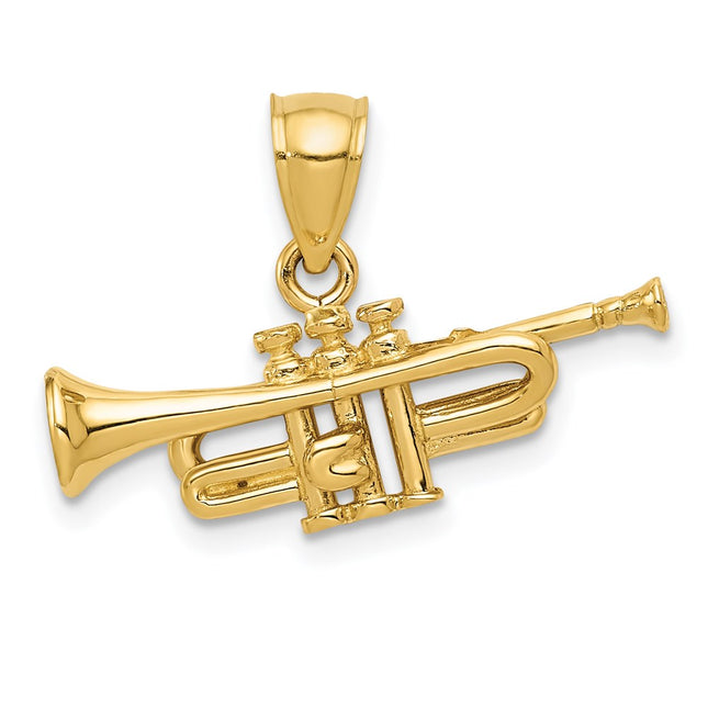 14k Yellow Gold Pendants Style D3438 - Classique Jewelry Inc.