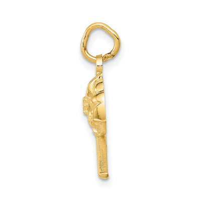 14K Fire Department Charm