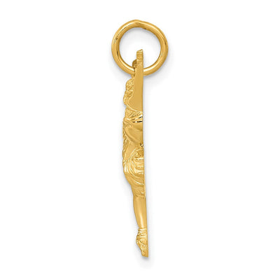 14K Ballerina Charm, 23.9 x 12.6mm