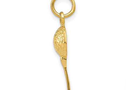 14k Golf Ball Charm (Style D3475)