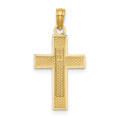 14K Nurse Cross Charm