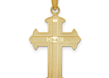 14k Passion Cross Pendant (Style D3521)