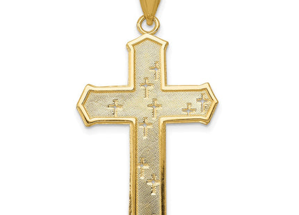 14k Passion Cross Pendant (Style D3523)