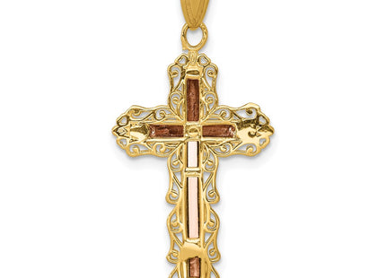 14k Tri-Color Pendants Style D3644 - Classique Jewelry Inc.